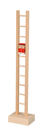 Originální dřevěná hračka - dřevěný artista - červený