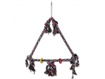 Houpačka BIRD JEWEL barevná s provazy