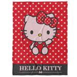 Dětská deka Hello Kitty Red 150x200 cm 2.jakost