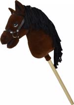 STEPPOS Premium Hobby horse Lucky tmavě hnědý 70cm