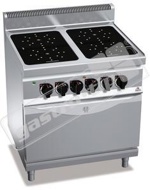 Sporák s troubou Bertos E7P4/VTR+FE gastro