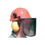 Komplet - přilba, sluchátka, obličejový štít komplet