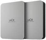 LaCie Mobile Drive v2, Mobile Drive, 2000 GB, externí HDD 6,35 cm (2,5), USB-C(TM) (USB 3.2 Gen 1), stříbrná, STLP2000400