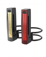 blikačky přední+zadní Knog Plus černé