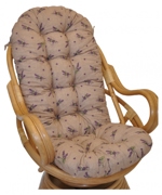 Polstr na křeslo Swivel látka levandule | RYCHLÉ DODÁNÍ