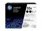 HP 55X - 2-balení - Vysoká výtěžnost - černá - originální - LaserJet - kazeta s barvivem (CE255XD) - pro LaserJet Enterprise MFP M525, LaserJet Enterprise Flow MFP M525, LaserJet Managed MFP M525
