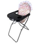 Židlička se stolkem na jídlo a pití pro panenky