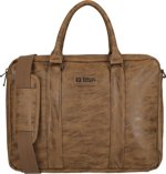 ENRICO BENETTI Aktovka Rotterdam laptop bag 15 inch 66691-010 světle hnědá