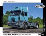 RETRO-AUTA Puzzle TRUCK č.22 Tatra 815 N51 4x4 tahač návěsů (1982-1997) 40 dílků