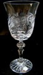 Sklenice Laura na červené víno s dekorem Kometa 6 ks (220 ml)