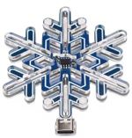 Sněhová vločka LED, sestavená STAVEBNICE