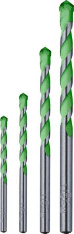 kwb 052800 40CR-ocel vrták do žuly 4dílná 5 mm, 6 mm, 8 mm, 10 mm válcová stopka 1 sada