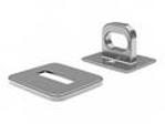 Compulocks Anchoring Point for Security Cable Locks - Kotva bezpečnostního kabelu - stříbrná - pro Compulocks iPad 10, Ledge for MacBook Air M2 2022, MacBook Air M1 2020