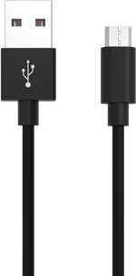 Ansmann USB kabel USB 2.0 USB-A zástrčka, USB Micro-B zástrčka 1.20 m černá hliníková zástrčka, krytí TPE 1700-0076