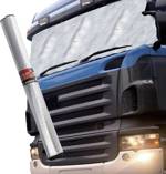 HP Autozubehör sluneční clona na autosklo povrstvené hliníkem, ochrana proti odcizení (š x v) 255 cm x 100 cm nákladní vozy, SUV, Vany, autobus stříbrná