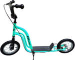 KUBISPORT Koloběžka dětská Mistral 12" tyrkysová nafukovací kola
