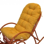 Polstr na houpací křeslo žlutý melír | RYCHLÉ DODÁNÍ