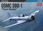 * ACADEMY Model Kit letadlo 12331 - USMC SBD-1 "Pearl Harbor" (1:48)
