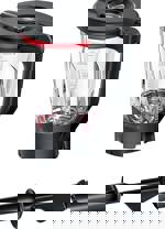 Bosch ThermoSafe Glasmixer für Bosch Küchenmaschine Serie 6 Nástavce na mixér černá, transparentní