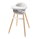 2Kids Toys Jídelní židlička šedá